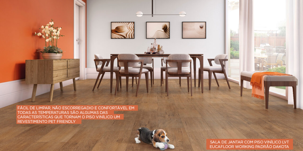 Pisos LVT: uma excelente opção para o conforto dos pets