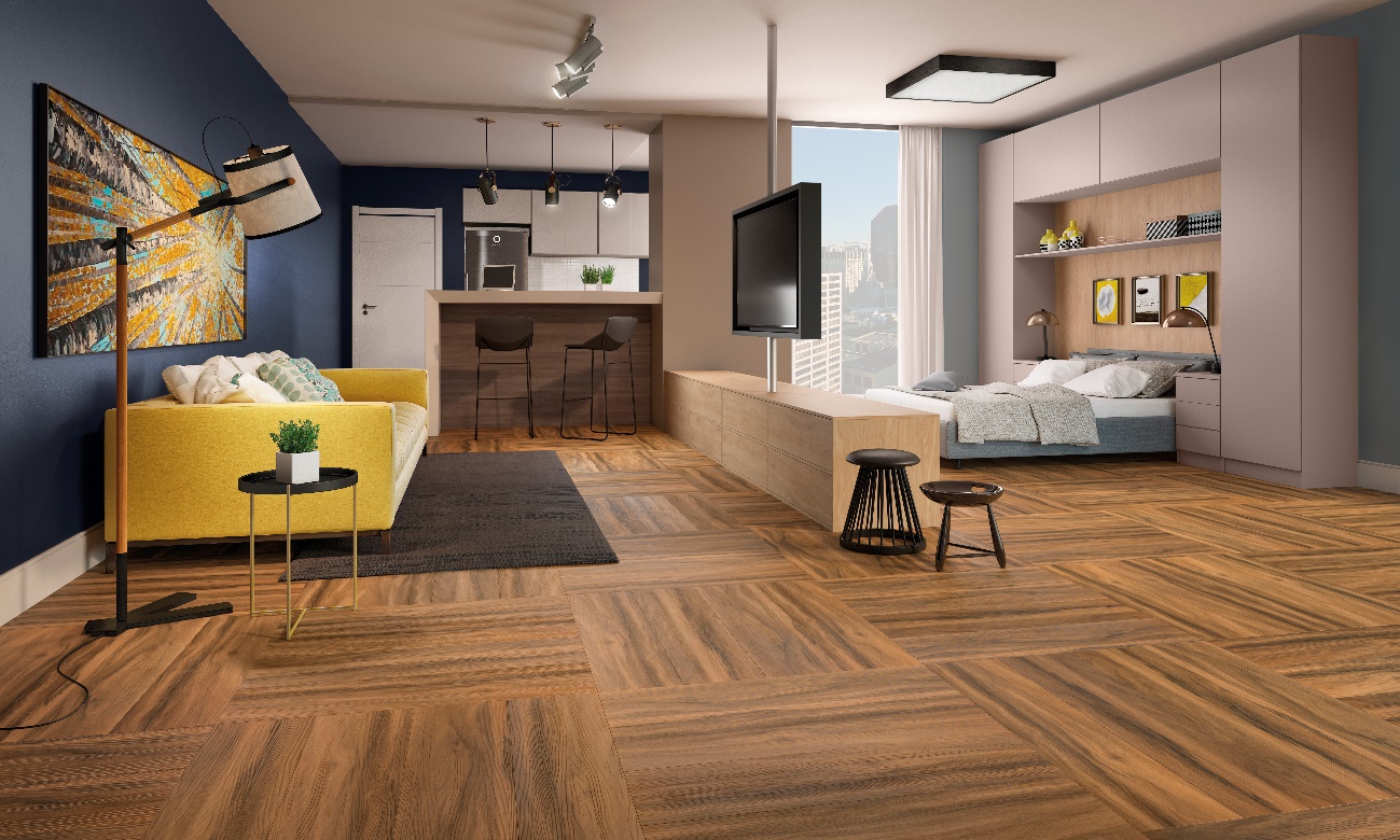 Piso Eucafloor vinilico lvt