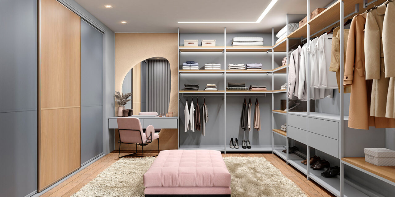 Inspire-se e decore: combine diferentes padrões de acabamento Matt Soft   perfeitos para closets