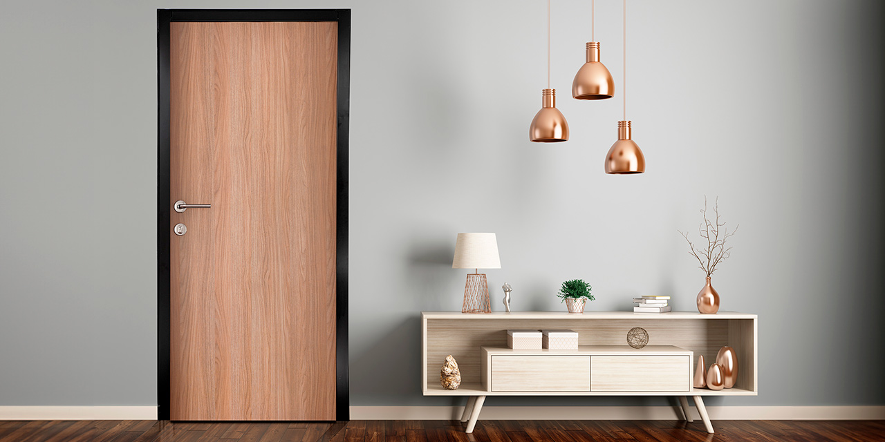 Kit Porta BP Laminada Regulável Italian Noce